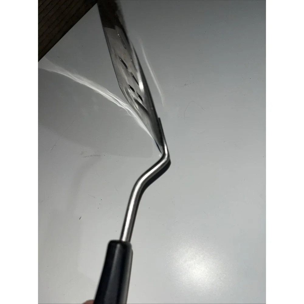 Foley Vintage Stainless Steel Spatula Lifter Curved Slotted Flipper 